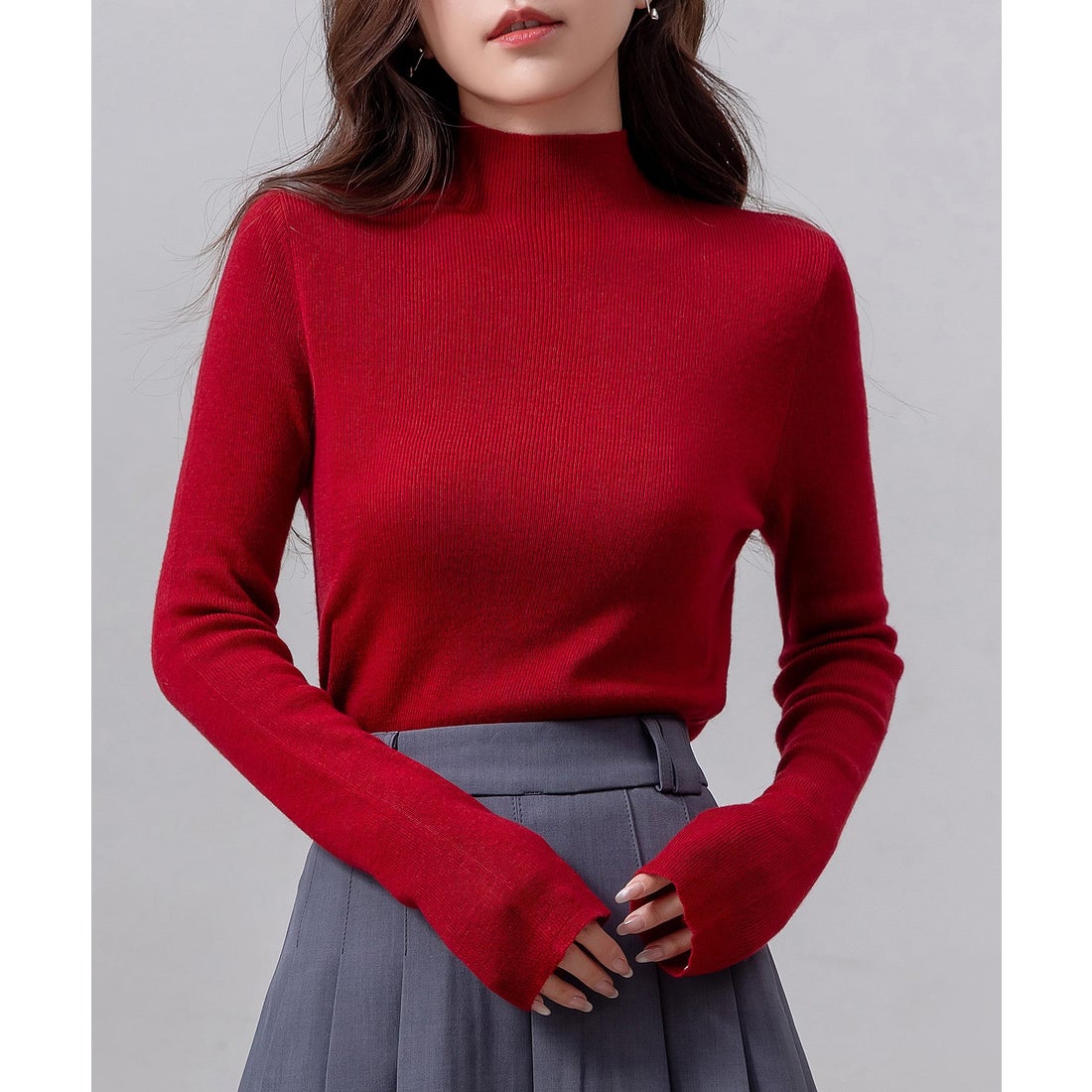 テディショップ Teddyshop レディース 長袖エフォートレスハイネック