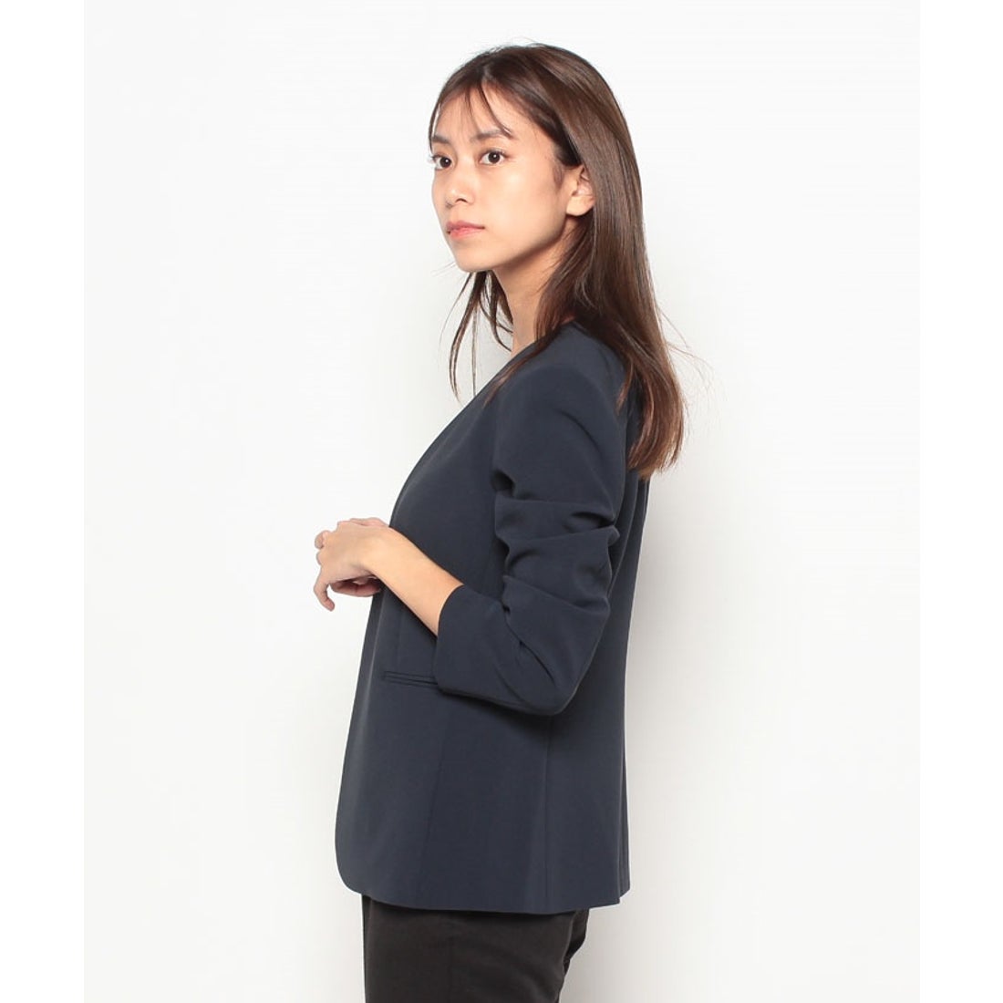 セオリー Theory ジャケット ADMIRAL CREPE LINDRAYIA B （ブラック