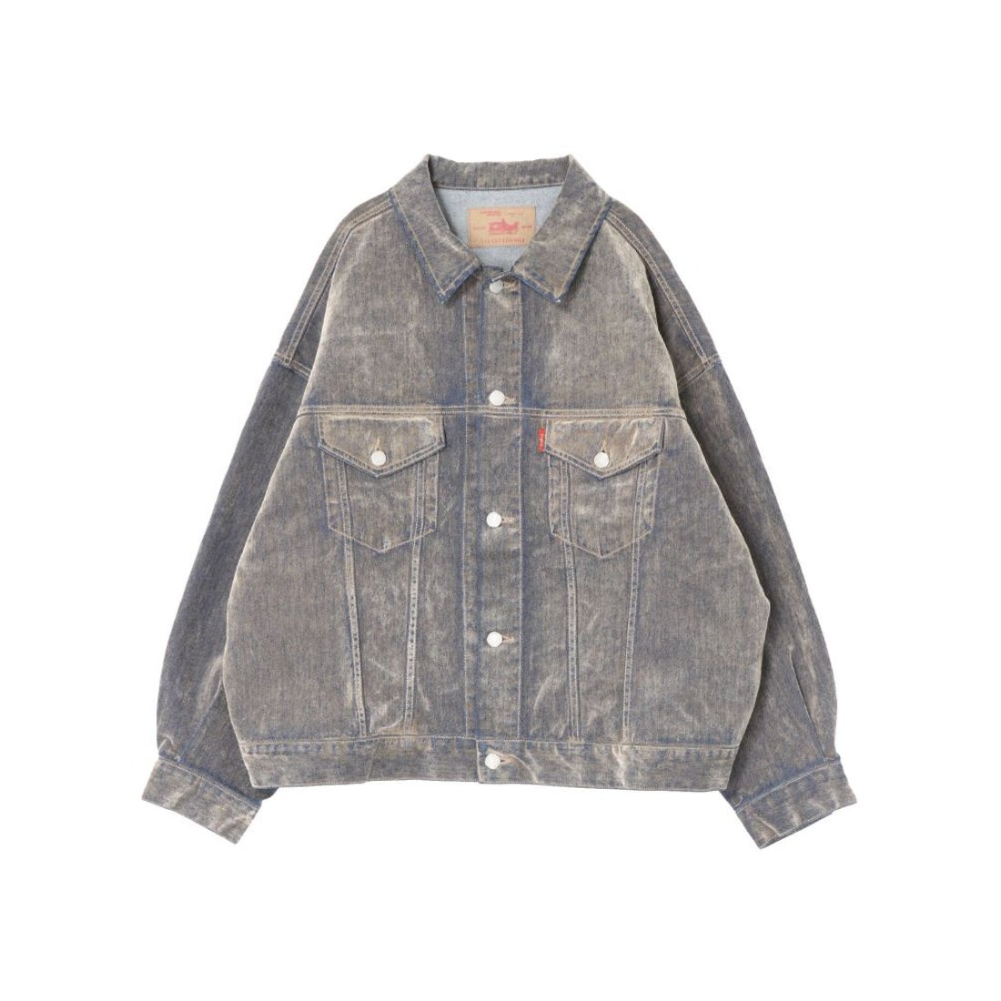 アングリッド Ungrid フロッキー起毛デニムジャケット （ベージュ