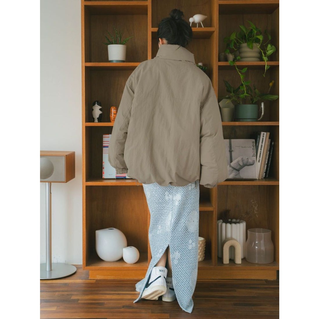 アングリッド Ungrid 中綿モンスターコート （ブラック） -靴