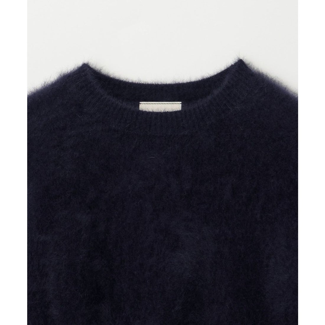 UNITED ARROWS フォックスカシミヤ クルーネック ニット （MD.GRAY