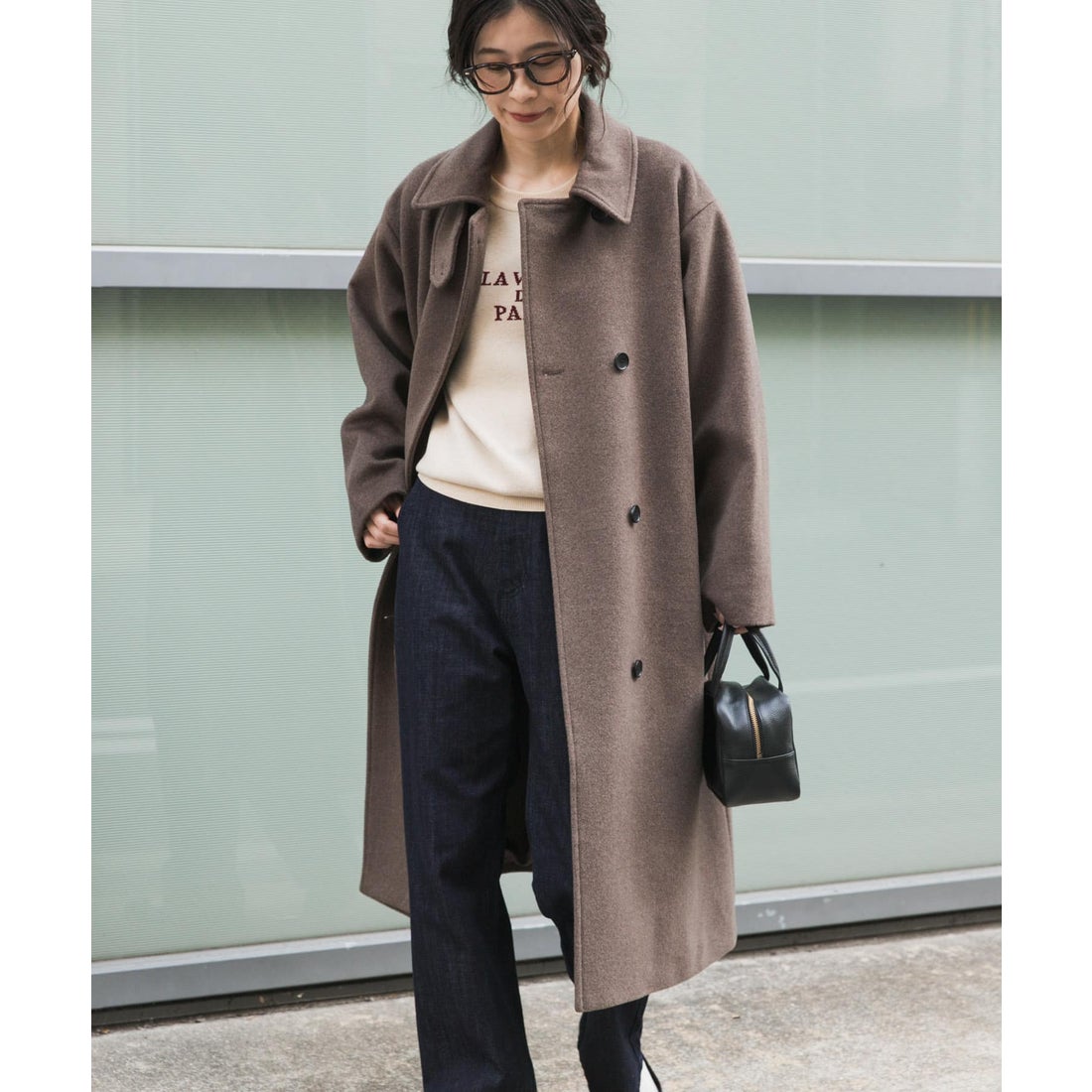 アーバンリサーチ ドアーズ URBAN RESEARCH DOORS ウールロングコート