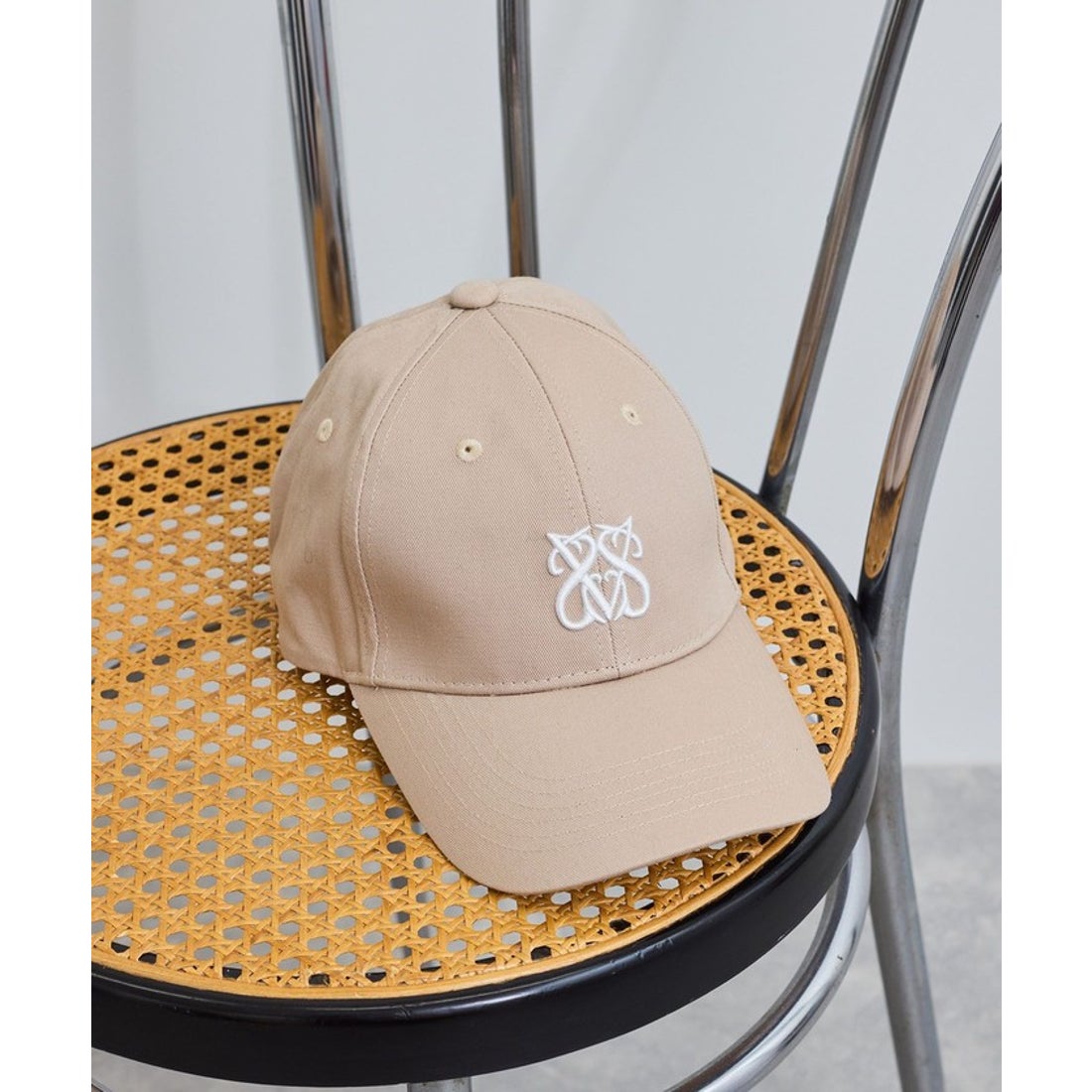 ビス VIS ロゴマーク刺繍キャップ （ベージュ系（28