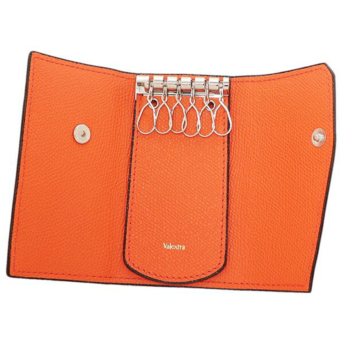 ヴァレクストラ Valextra キーケース オレンジ メンズ レディース