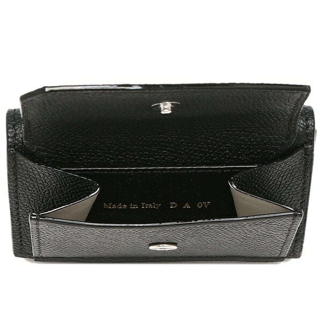 ヴァレクストラ Valextra 三つ折り財布 ミニ財布 ブラック レディース