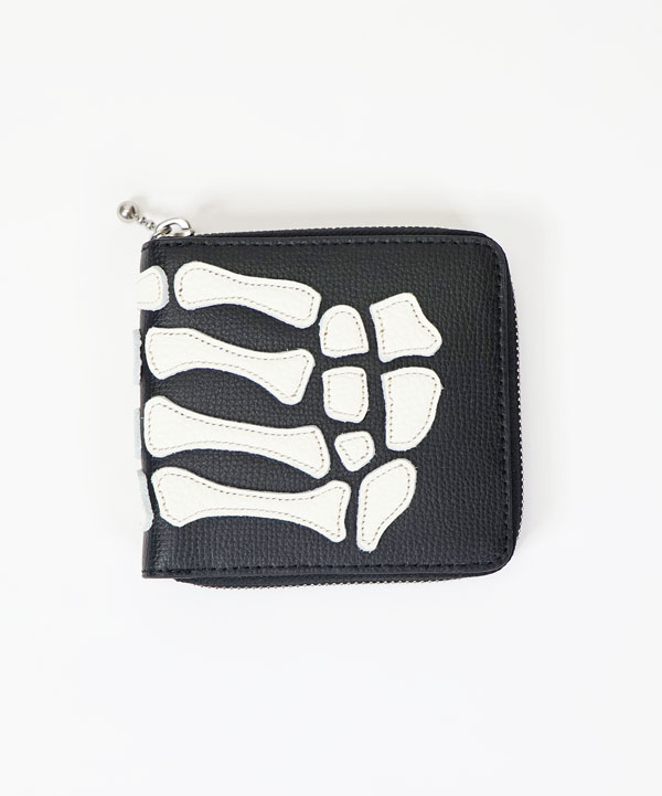 KAPITAL キャピタル THUMBS UP BONE HAND ZIP ウォレット - SE7EN