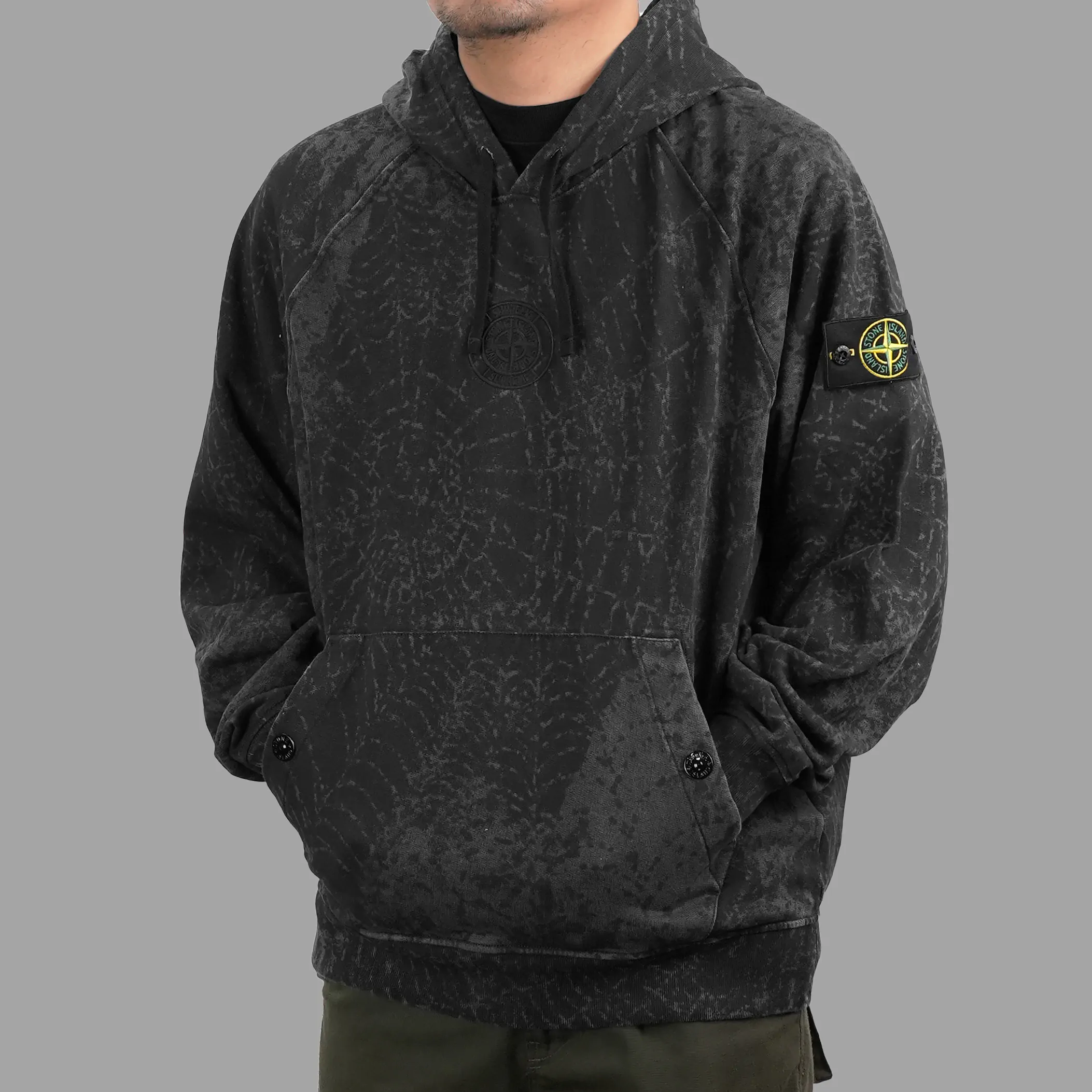 Supreme Stone Island Sweatshirt Hoodie Black FW23 | Senikersku