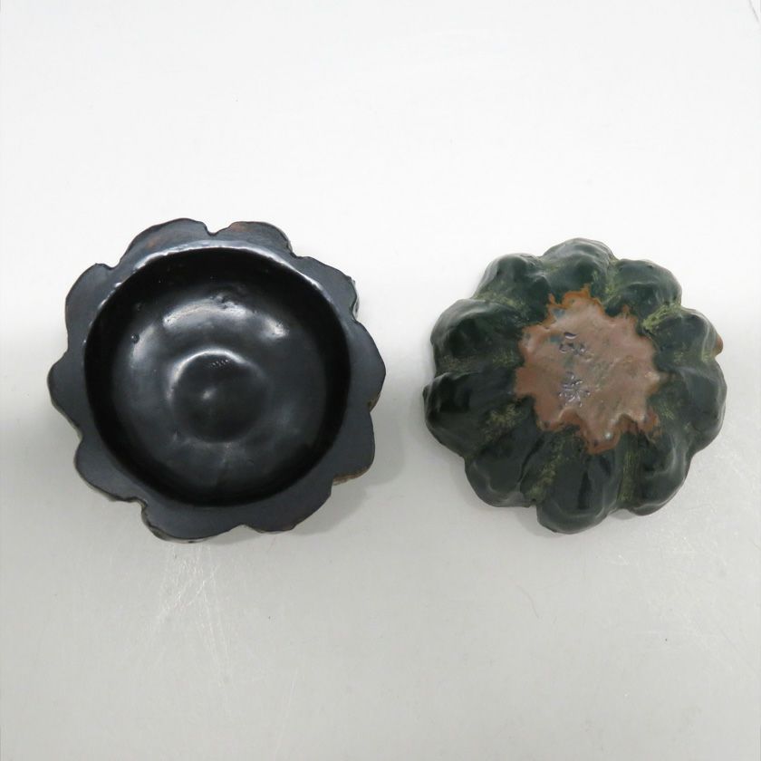 茶道具 香合（こうごう） 乾漆 南瓜 香合 中川 正斉 ハロウィン