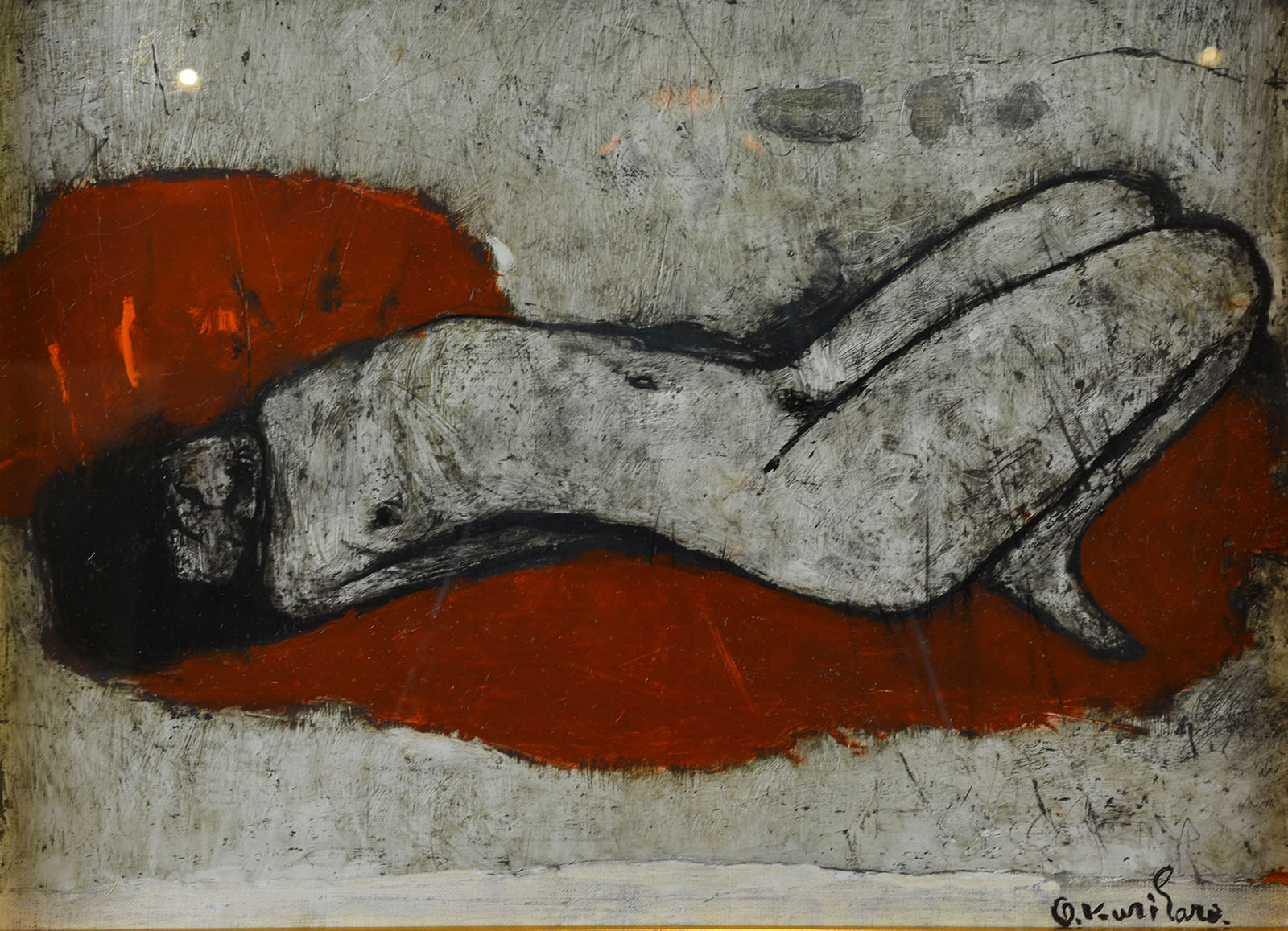 B-IK2313-H31-R01｜栗原一郎｜裸婦｜本間美術館所蔵作品データベース