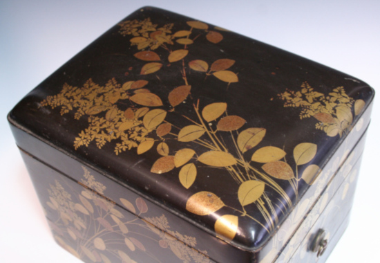 古美術青華堂｜H921 萩蒔絵化粧箱（江戸時代）