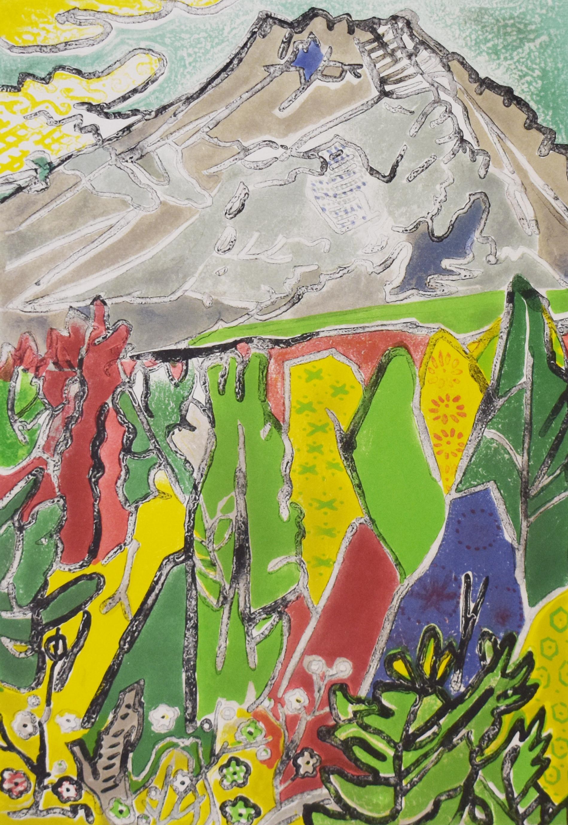 白寿記念 めでたき青富士 | ｜正光画廊