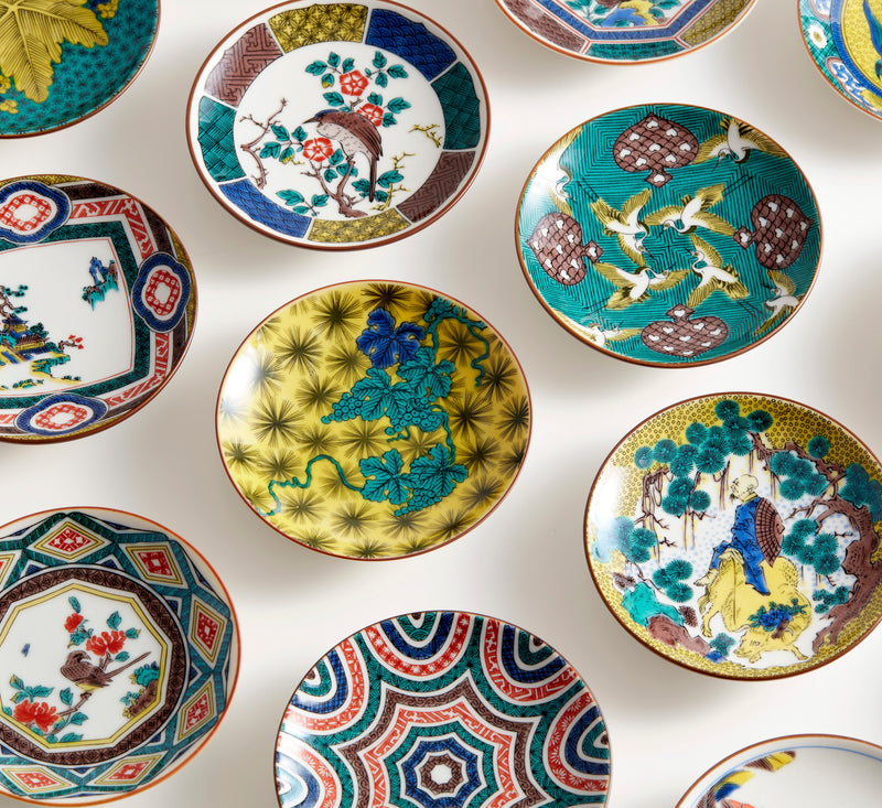 名品豆皿 古九谷青手藤文草花図 MC-22 – SEIKOU ONLINE