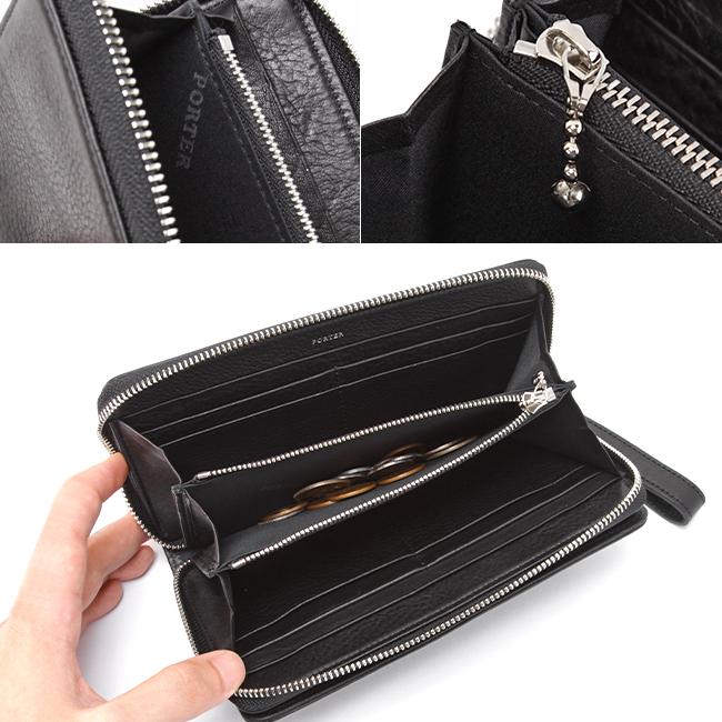 吉田カバン/ポーター/スプレンダー/ラウンド長財布【261-03893】 【LOG