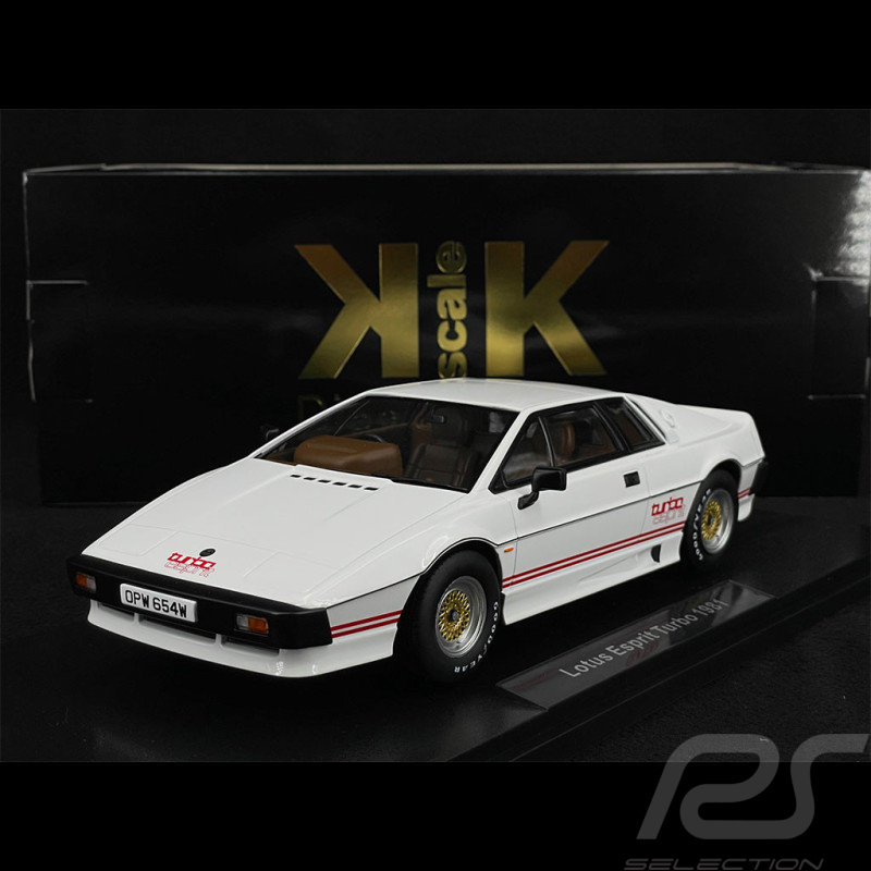 Lotus Esprit Turbo 1981 James Bond For your Eyes Only White / Red