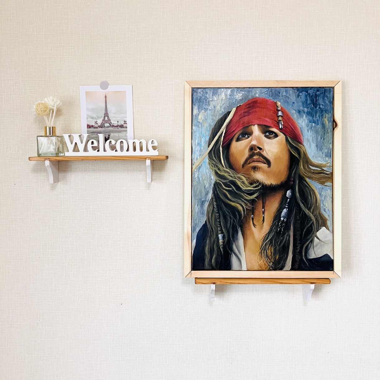 絵画一点物F50号油絵micchan作