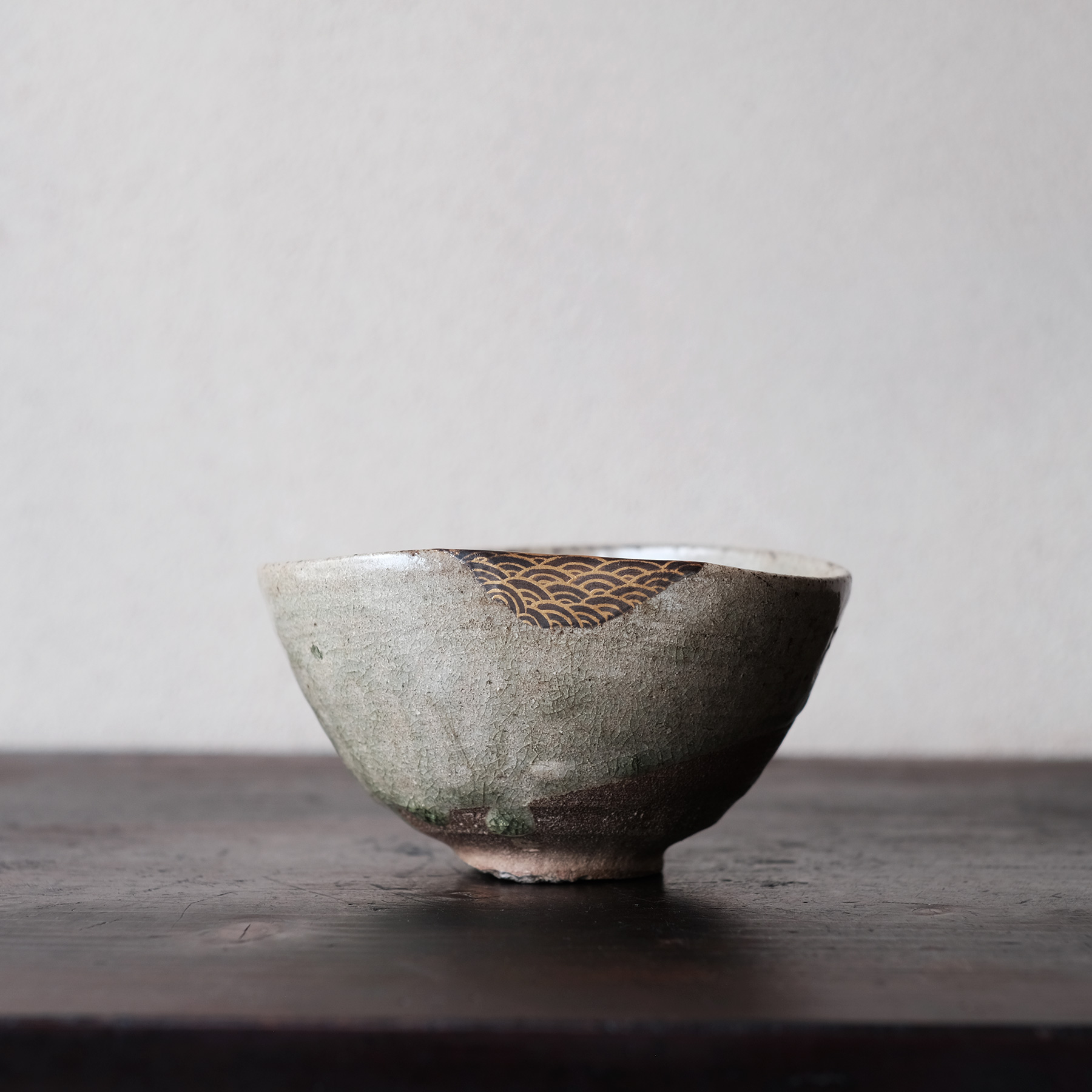 古唐津 青唐津 茶碗 銘 渋柿 | 骨董と詩学 Antique & Poetics | 蛇韻律