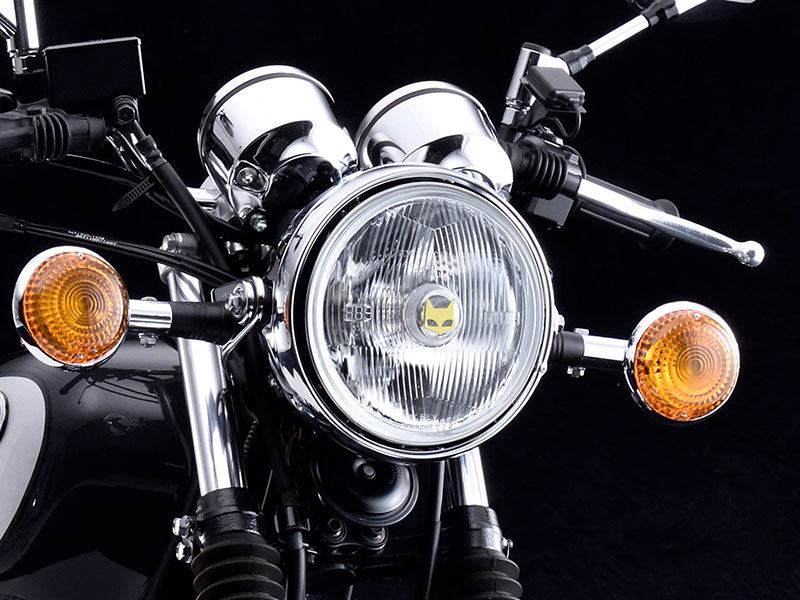 722・702ヘッドランプ イエローレンズ バイク用 / MARCHAL JAPAN