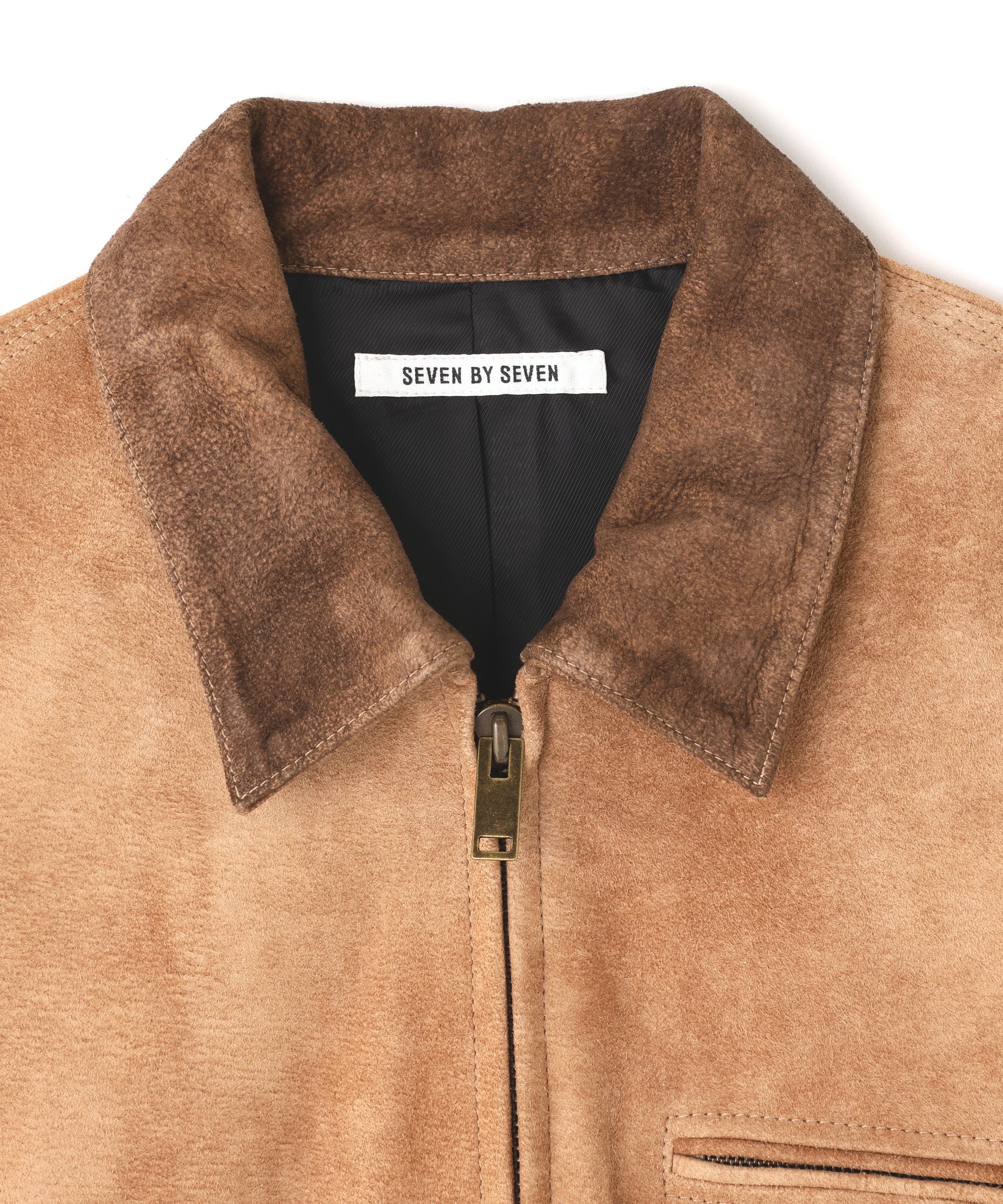 LEATHER DETROITJACKET ‐Goat suede Antique finish‐ | SEVEN BY SEVEN
