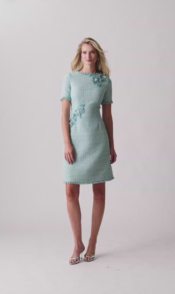 Daytime Tweed Mini Dress – Terijon.com