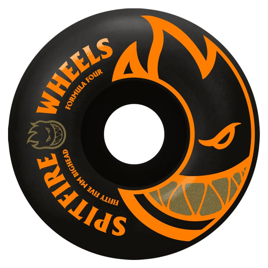 Spitfire Formula Four Bighead Black/Orange 99A – Skateworks