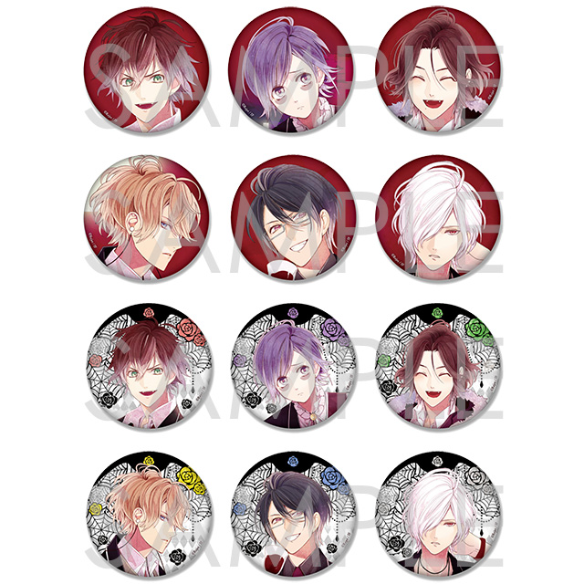 DIABOLIK LOVERS Rejet 10th Anniversary ビッグ缶バッジ | 乙女向け