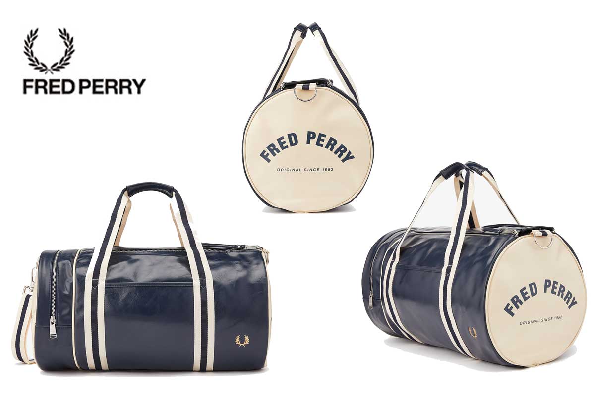 フレッドペリー バッグ FRED PERRY CLASSIC BARREL BAG L7220 635