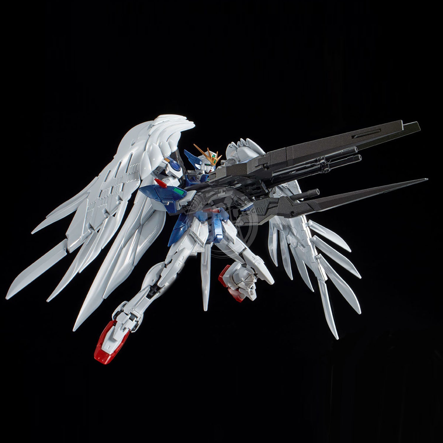RG Wing Gundam Zero EW with Drei Zwerg [Titanium Finish