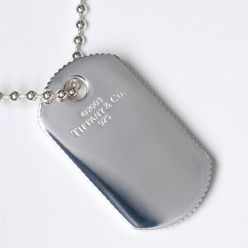 TIFFANY&Co.】ティファニー ドッグタグ ネックレス シルバー925 ユニ
