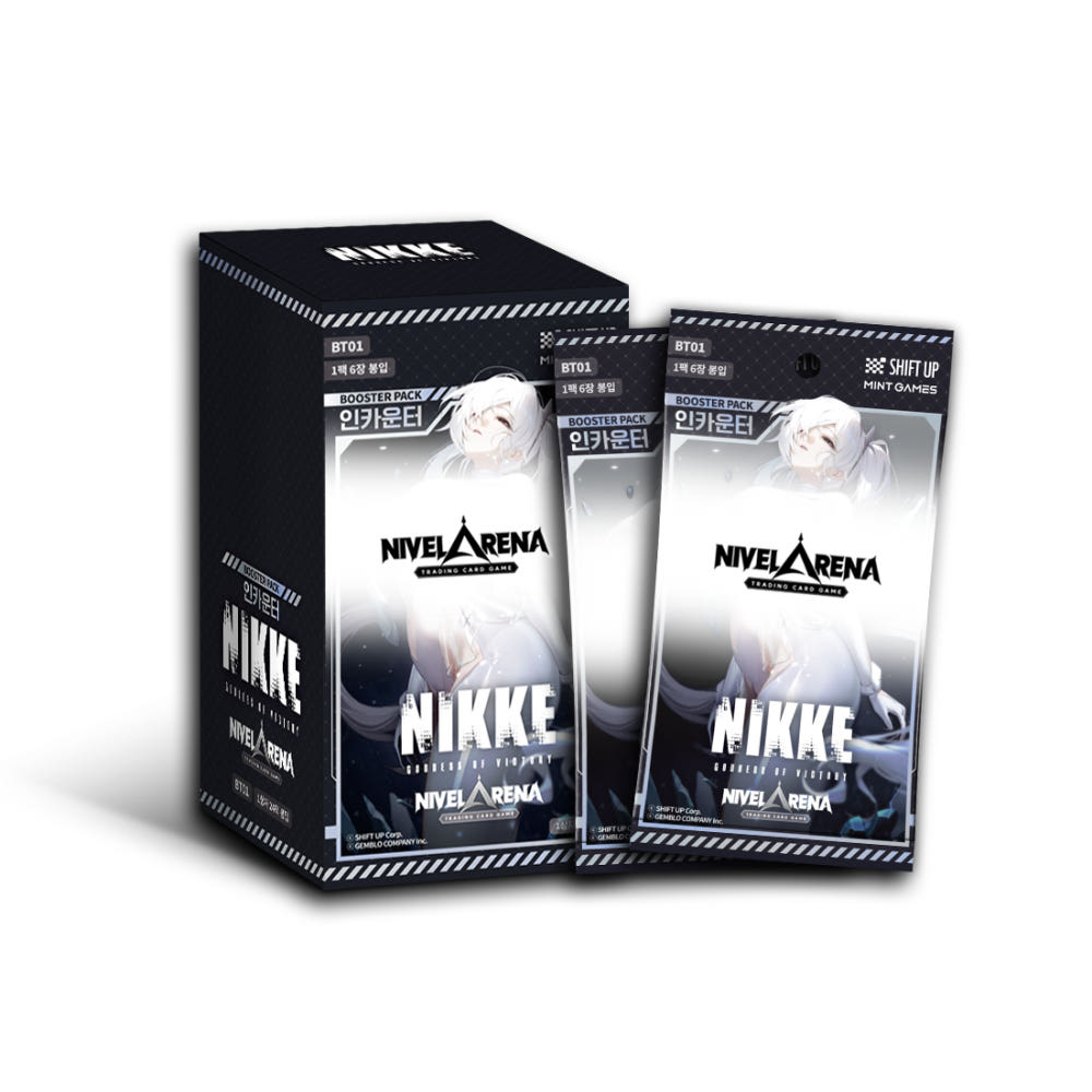 勝利の女神ニッケ、TCG「ニーベルアリーナ」ブースターパックとの