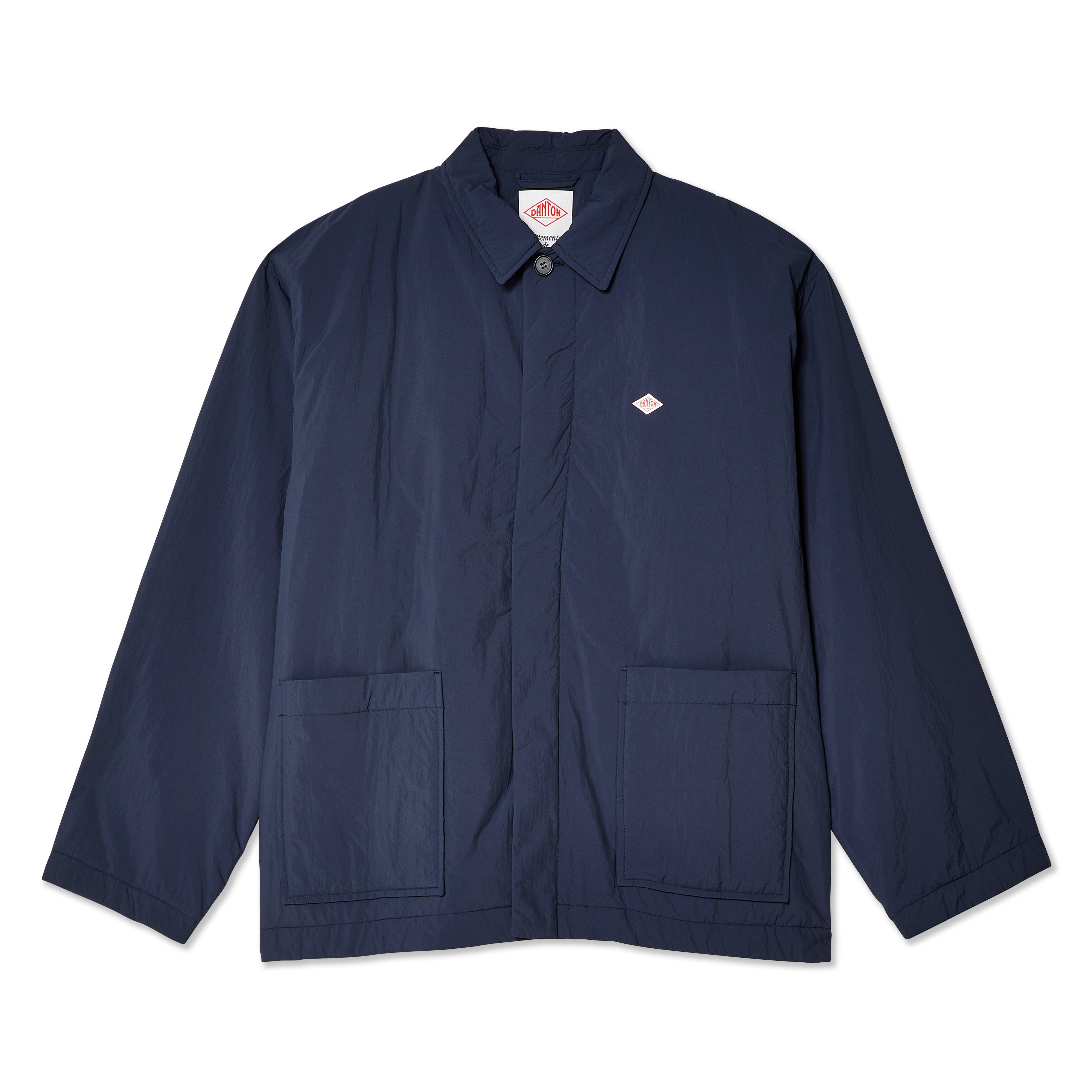 Danton: Men's French Coverall Jacket (Navy) | DSMNY E-SHOP