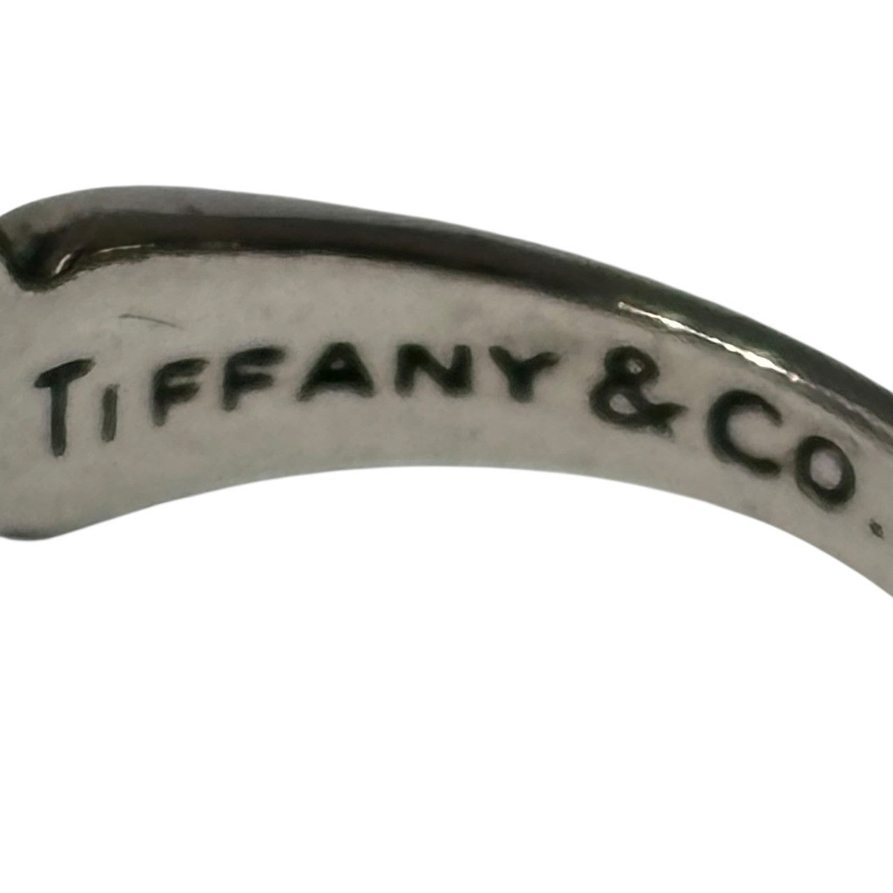 TIFFANY & CO.(ティファニー) 750 925 Open Heart Ribbon Ring