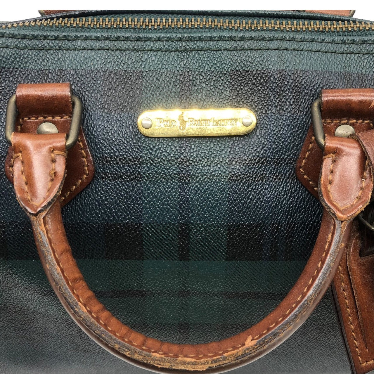 POLO RALPH LAUREN(ポロラルフローレン) old check mini boston bag