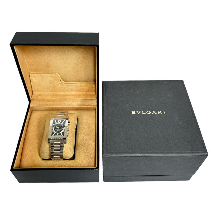 BVLGARI/ブルガリ】 レッタンゴロ RTC49S クロノ 腕時計 ステンレス