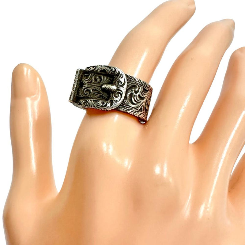 18.5号【GUCCI/グッチ】 ガーデンリング リング・指輪 シルバー925