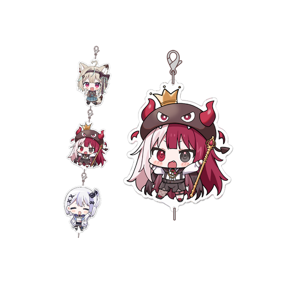 ミリプロ1周年記念 連結アクリルチャーム あくび・でもんすぺーど