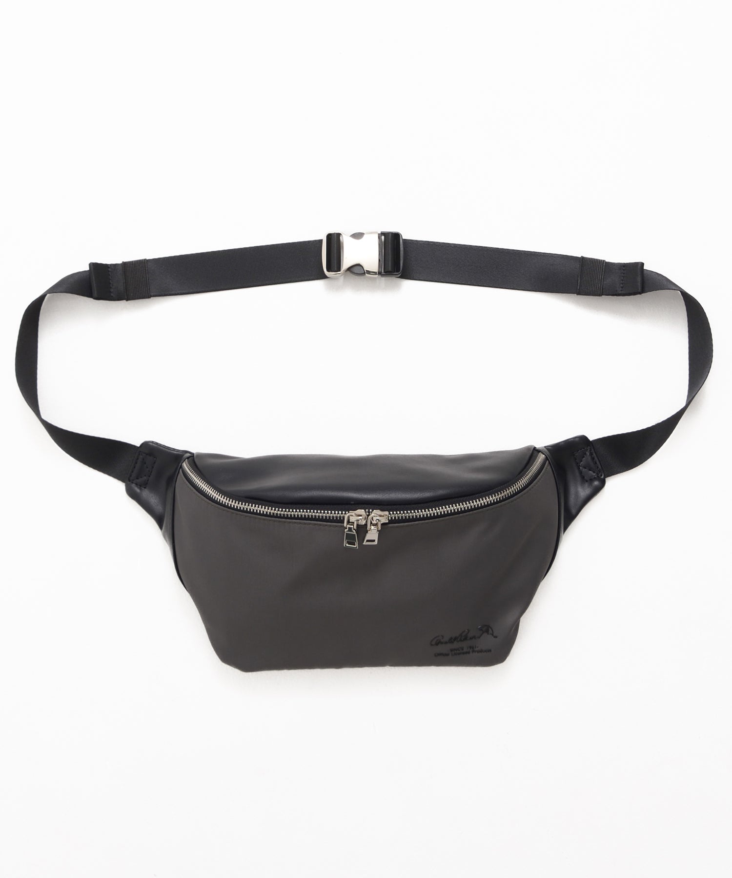 ポリエステル×フェイクレザー ボディバッグ（ボディバッグ/ウエスト