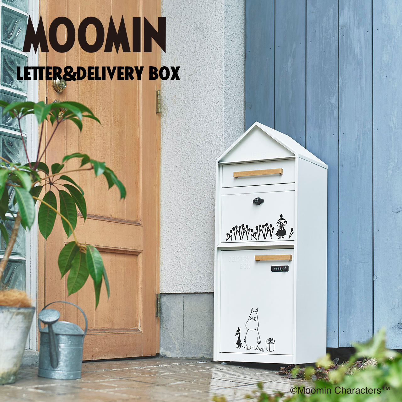 宅配BOX付ポスト M25-0013【代引・同梱不可】【ラッピング対象外