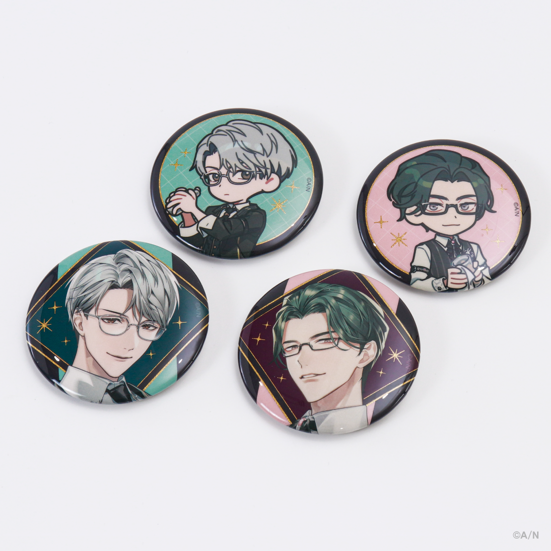 Super Mellow Night Bar】ランダムグリッター缶バッジ｜にじさんじ