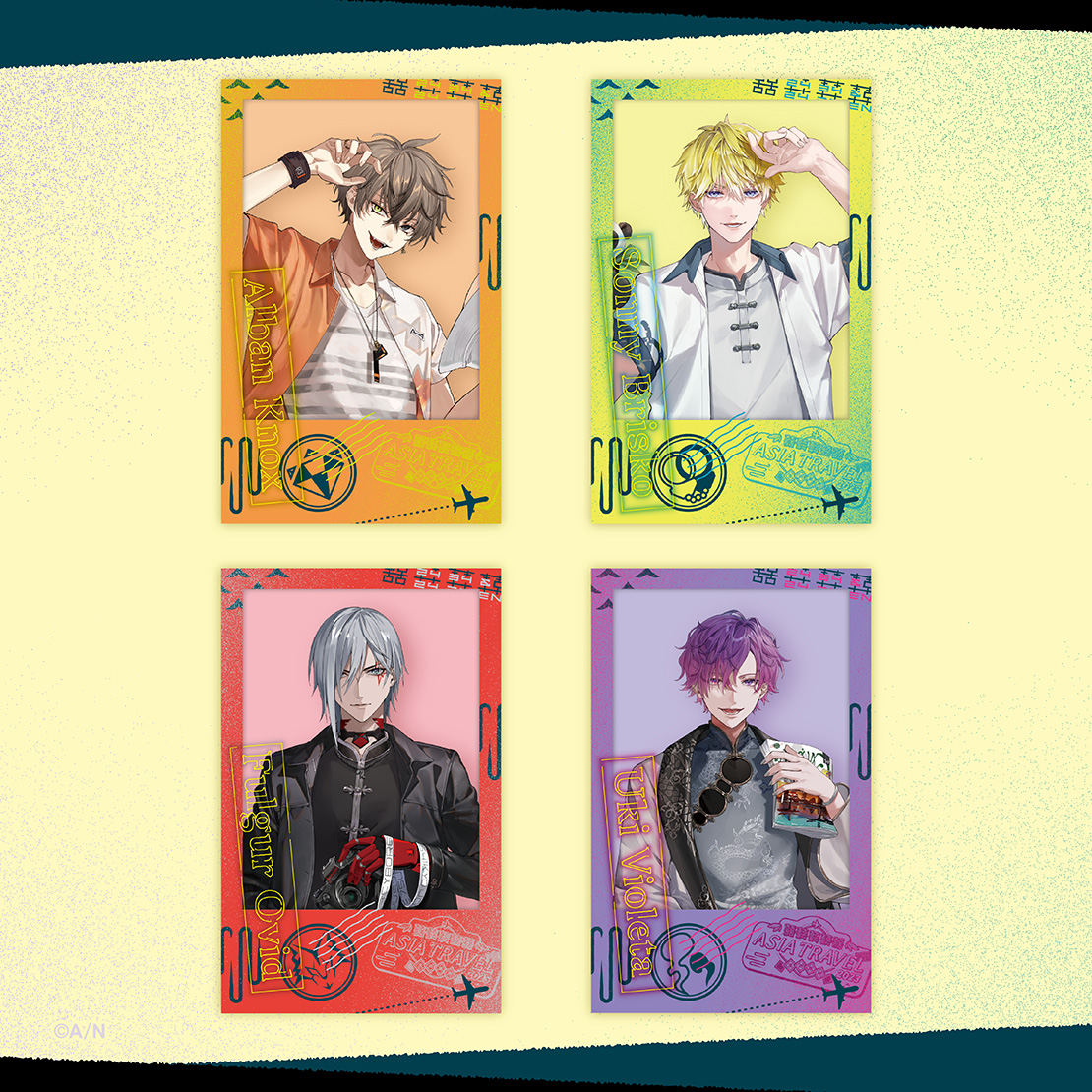 Asia Travel 2023】ランダムチェキ風カード Noctyx｜にじさんじ