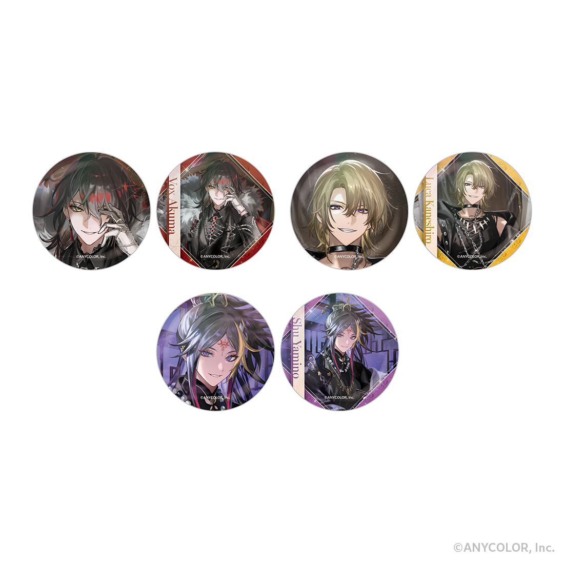 6BOX】 桃源暗鬼 マズル トレーディングホログラム缶バッジ vol.4 雷市