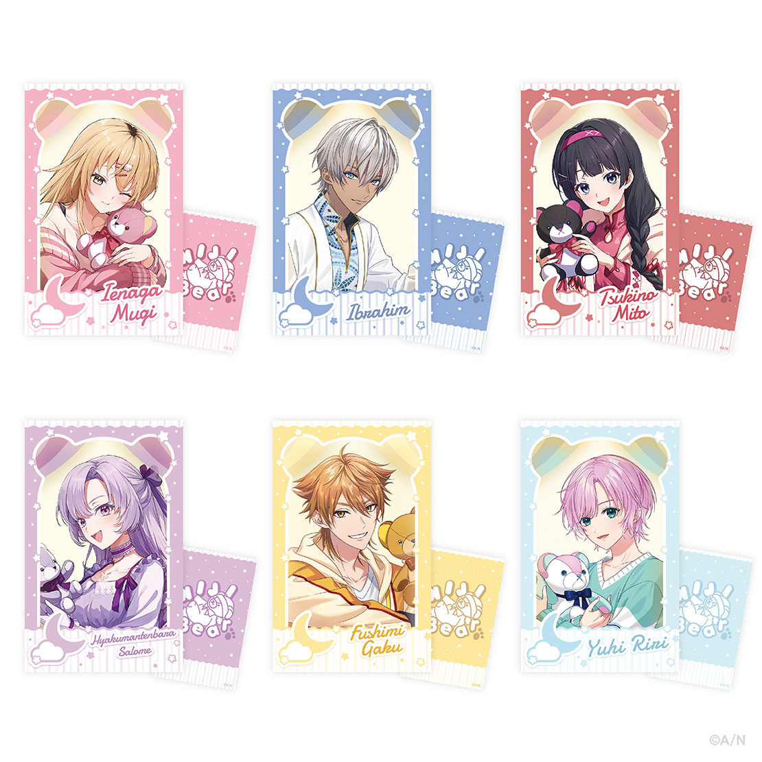 NIJIベア vol.3】ランダムチェキ風カード｜にじさんじオフィシャルストア