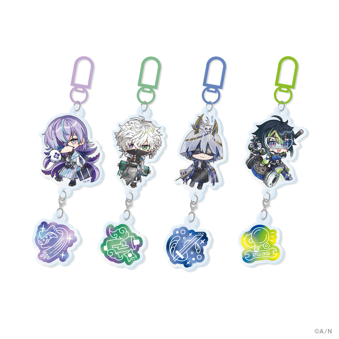 HEROES Half Anniversary】つながるアクリルキーホルダー Dytica｜にじ