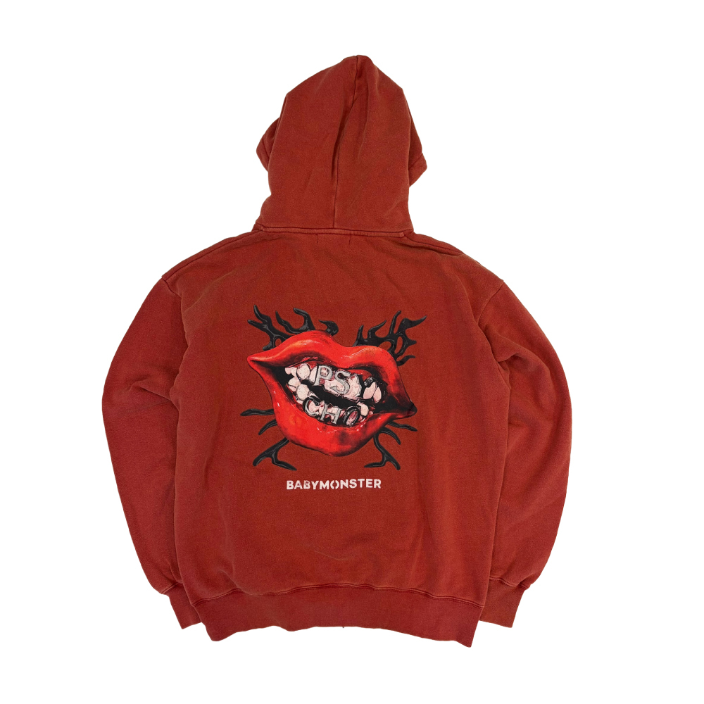 フーディー＜PSYCHO＞ RED | BABYMONSTER ONLINE SHOP
