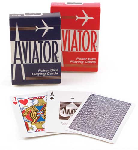 Aviator Standard Index Playing Cards | Poker Playing Cards