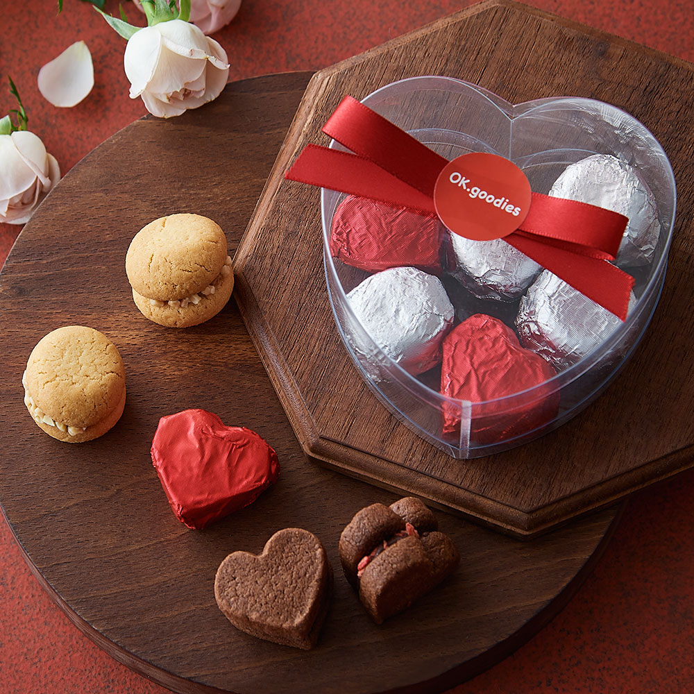 ハートボックス チョコレートとプラリネのパーチ・ディ・ダーマ 2種11