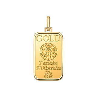 純金20gコインバー ペンダントトップ | 高品質 金・プラチナ