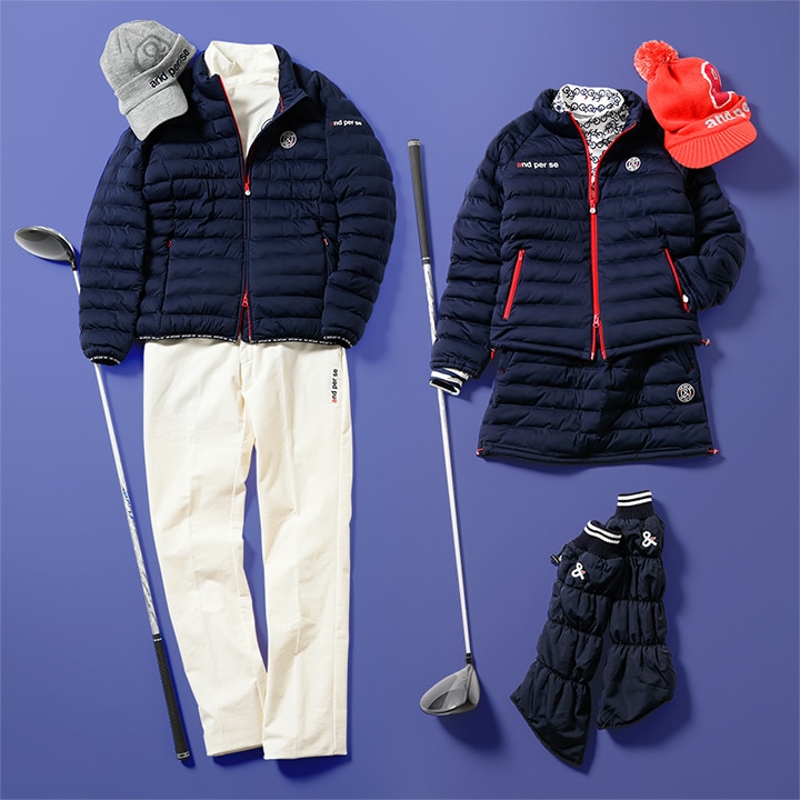 アンパスィ(and per se) 冬ゴルフを快適にするアウター特集 GDOゴルフ