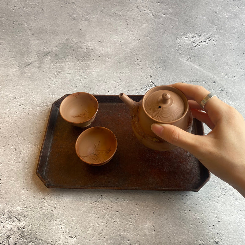 藻掛宝瓶（150ml）｜作家 山田勇太郎（常滑 茶器） – nokaze｜陶器、和