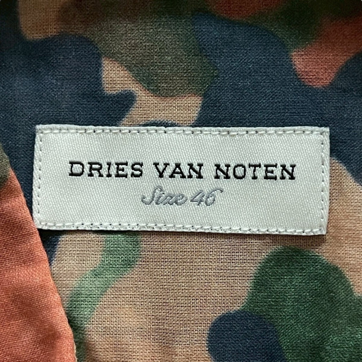 DRIES VAN NOTEN(ドリスヴァンノッテン) 総柄シャツ マルチカラー