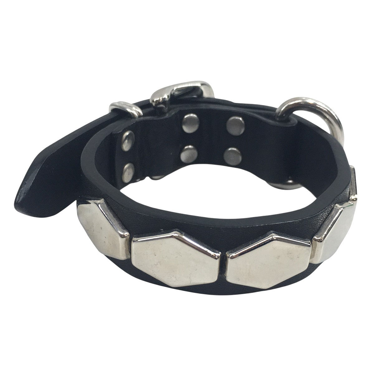 UNDERCOVER(アンダーカバー) 25SS Cowhide leather bracelet -Hexagon
